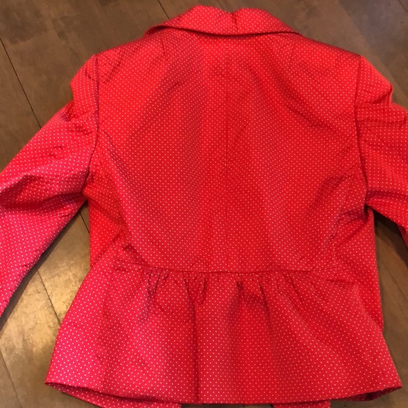 AKRIS  punto / Red small dots blazer - Picture 4 of 4